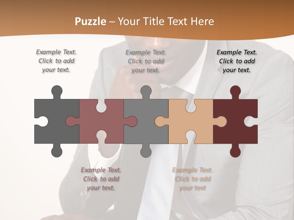 Business Grey African PowerPoint Template