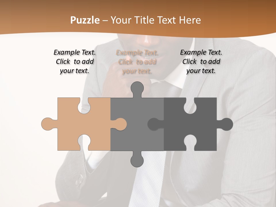 Business Grey African PowerPoint Template