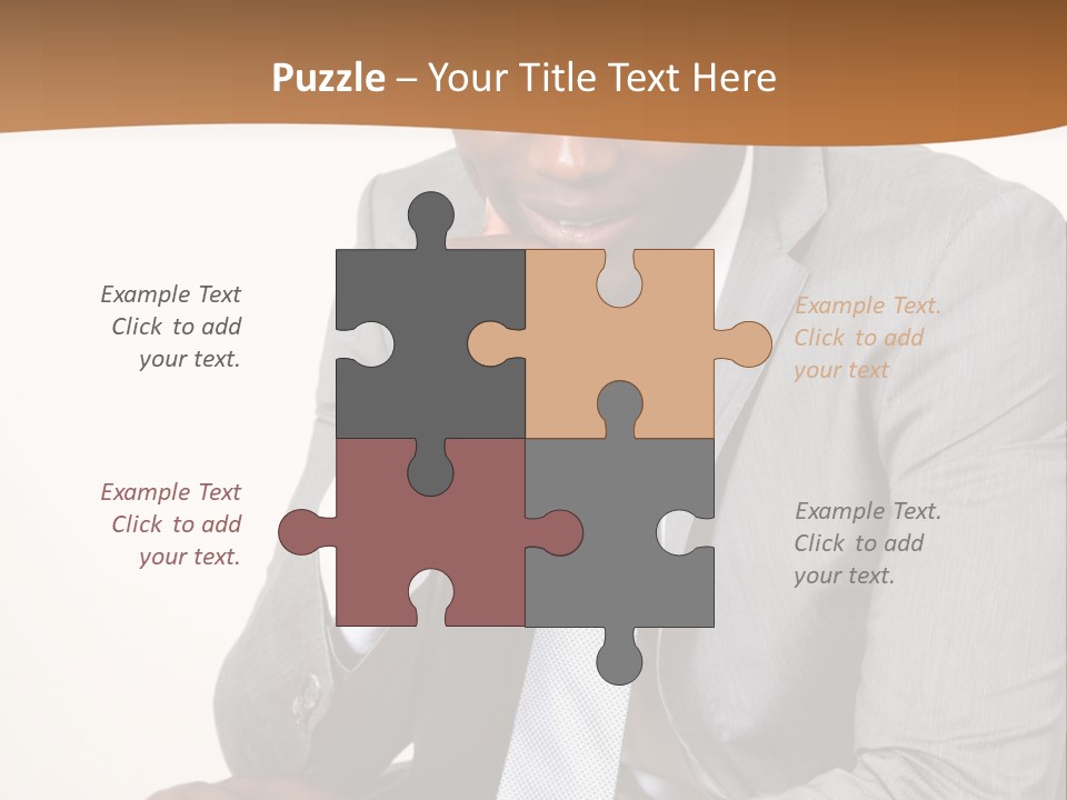 Business Grey African PowerPoint Template