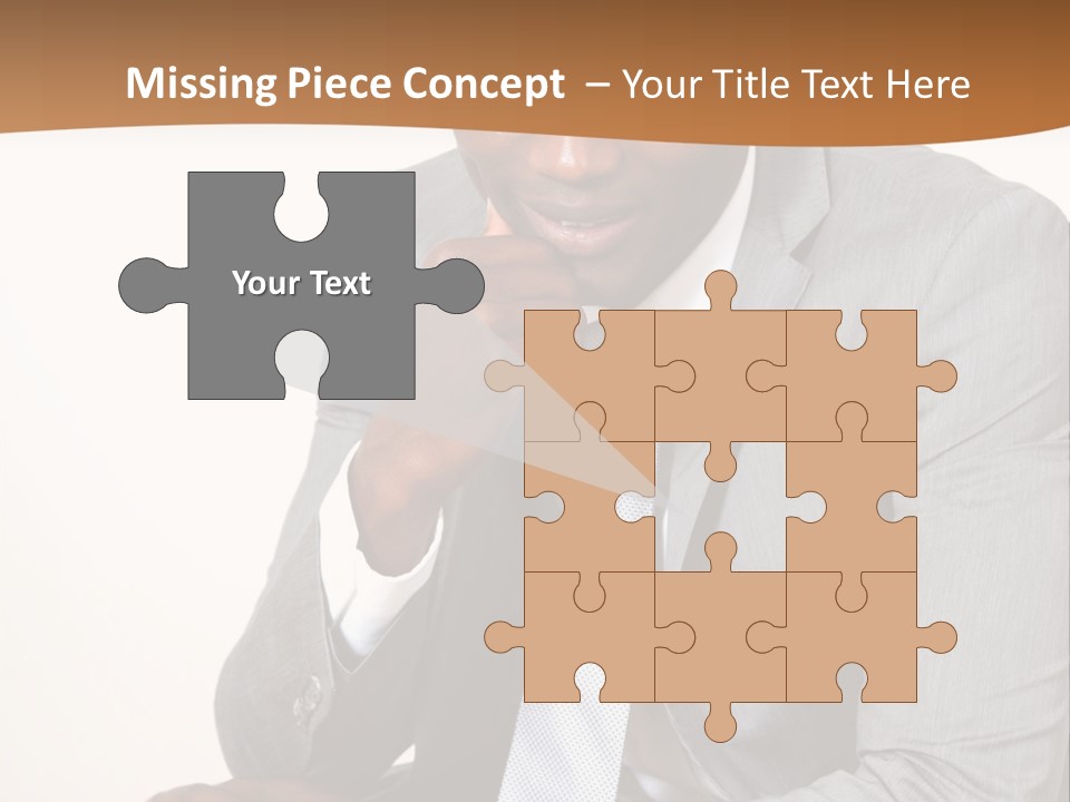 Business Grey African PowerPoint Template