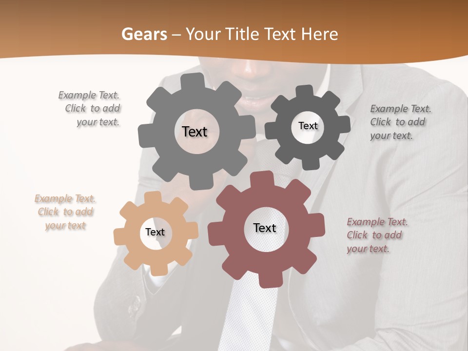 Business Grey African PowerPoint Template