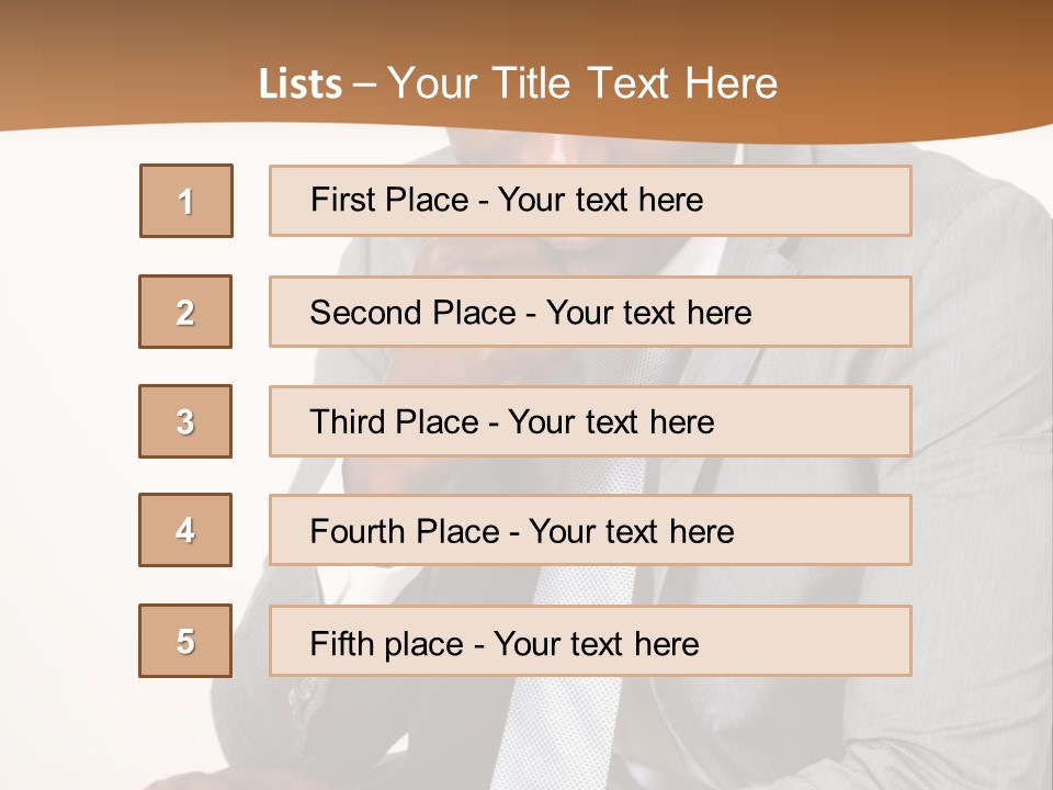 Business Grey African PowerPoint Template