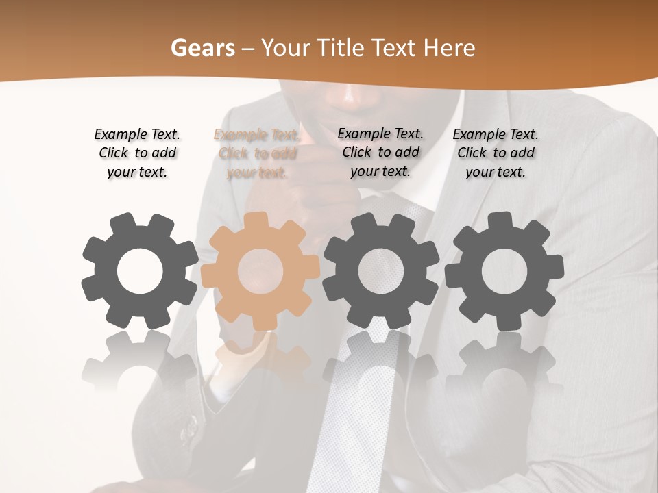 Business Grey African PowerPoint Template