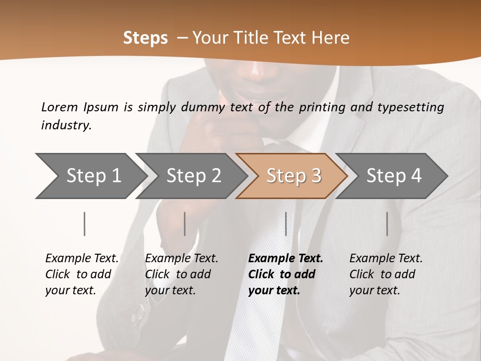 Business Grey African PowerPoint Template