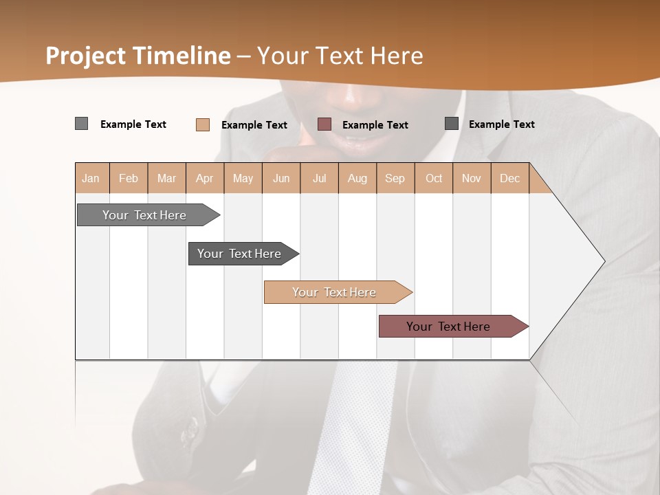 Business Grey African PowerPoint Template