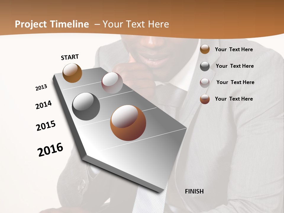 Business Grey African PowerPoint Template