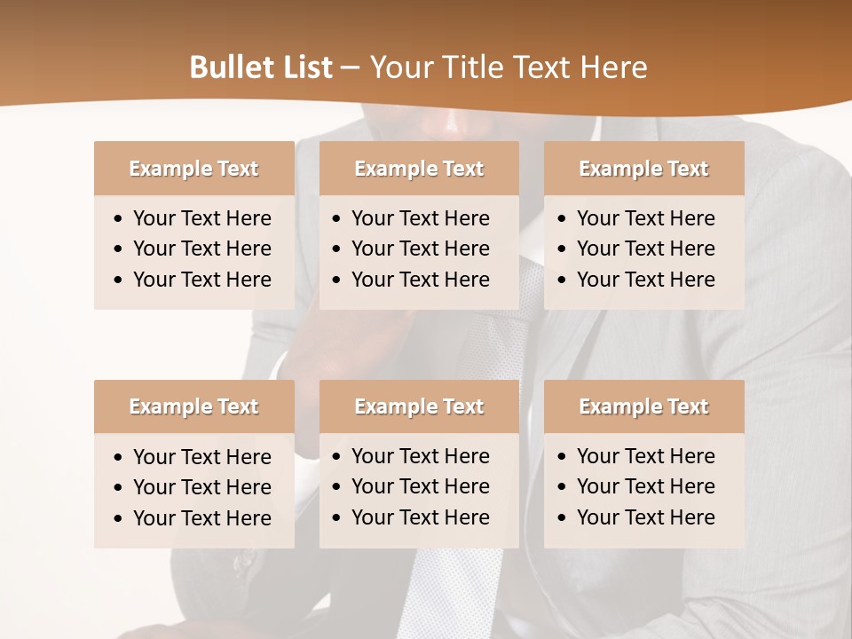 Business Grey African PowerPoint Template