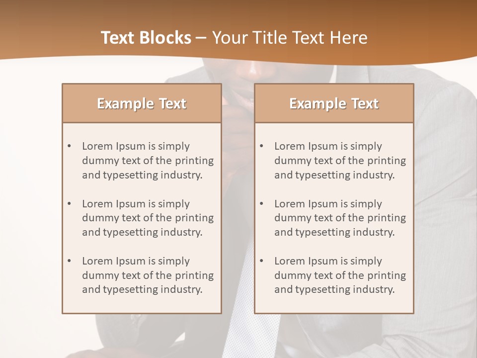 Business Grey African PowerPoint Template