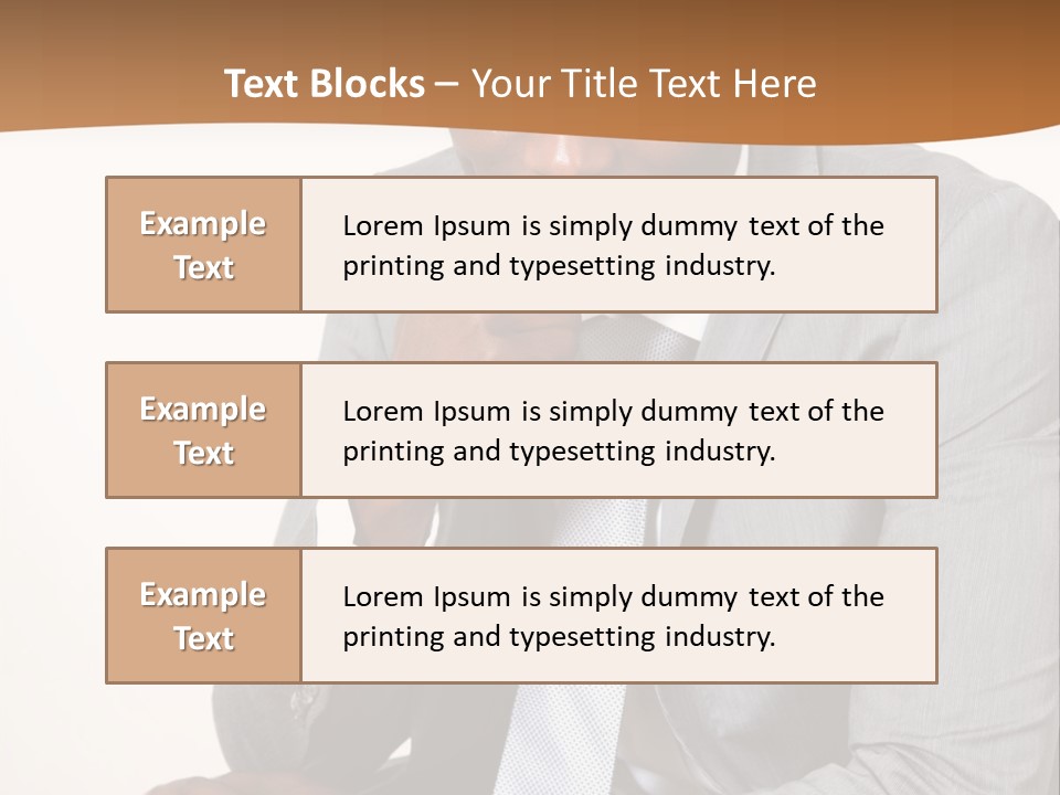 Business Grey African PowerPoint Template