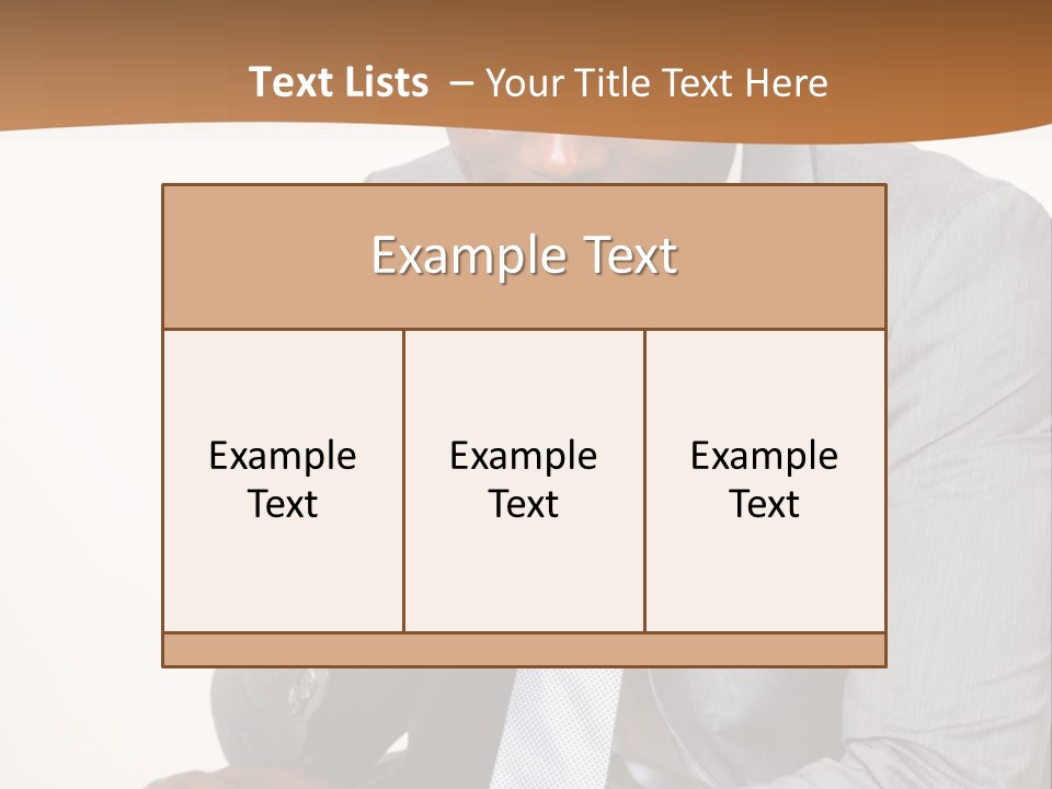Business Grey African PowerPoint Template