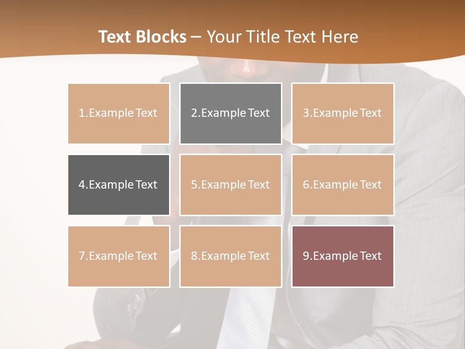 Business Grey African PowerPoint Template