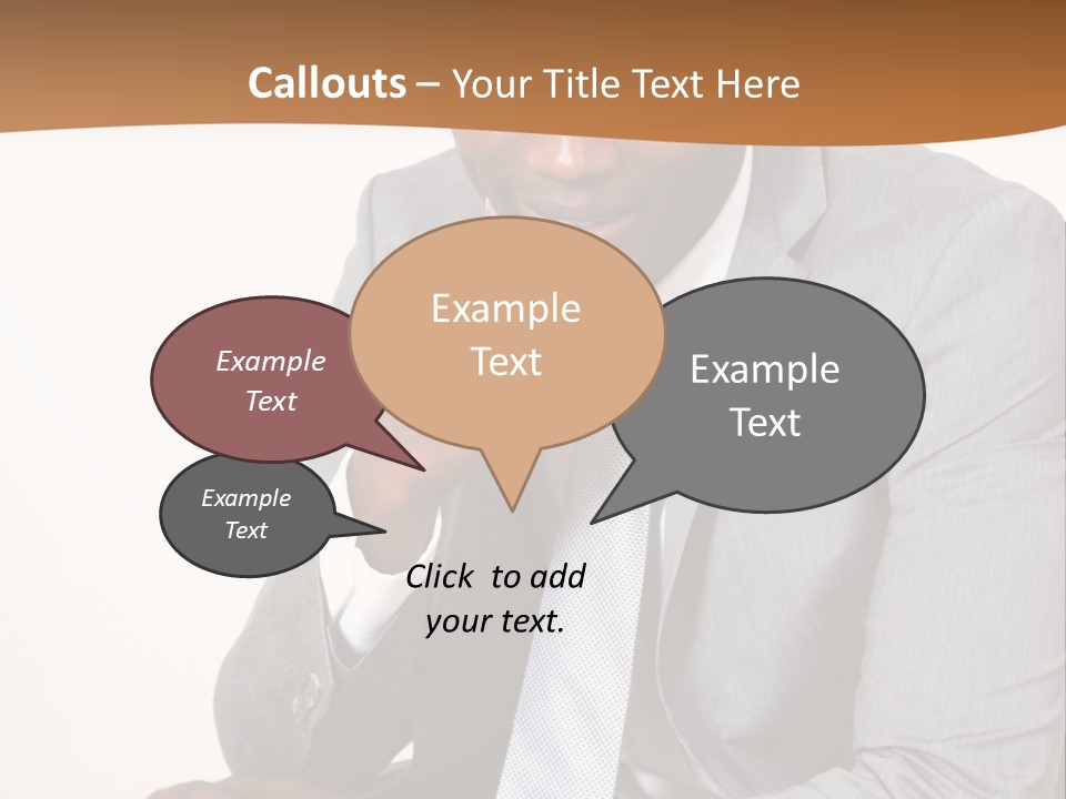 Business Grey African PowerPoint Template