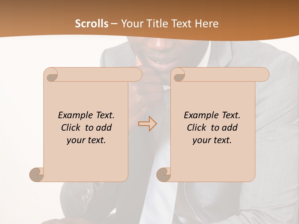 Business Grey African PowerPoint Template