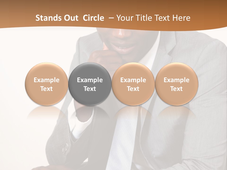 Business Grey African PowerPoint Template