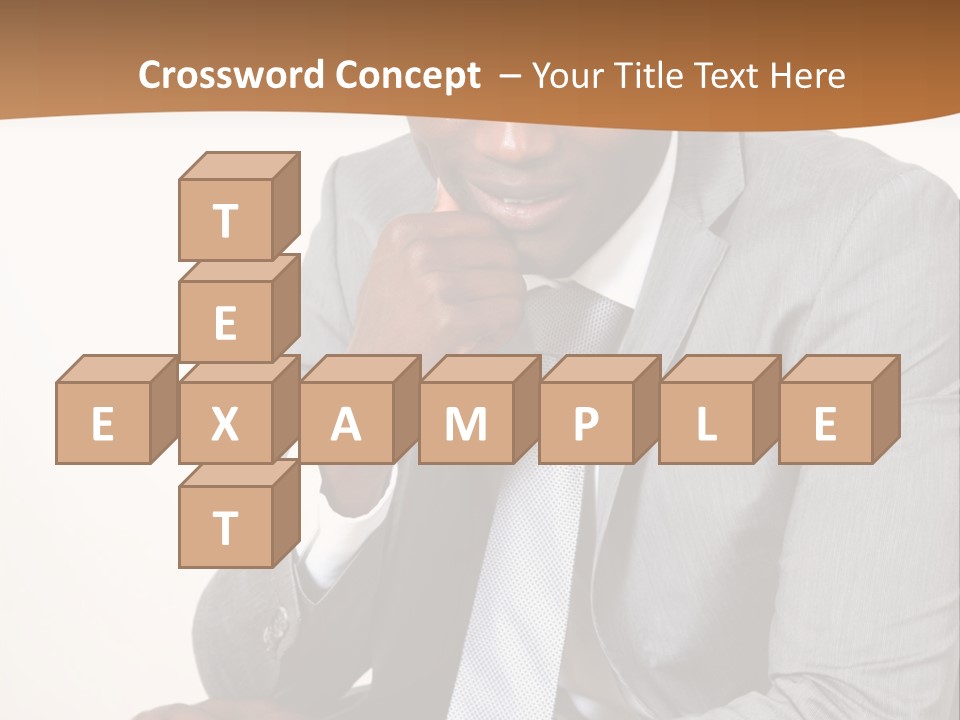 Business Grey African PowerPoint Template