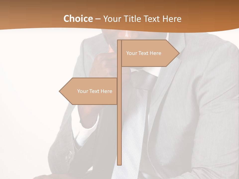 Business Grey African PowerPoint Template