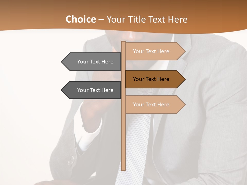 Business Grey African PowerPoint Template