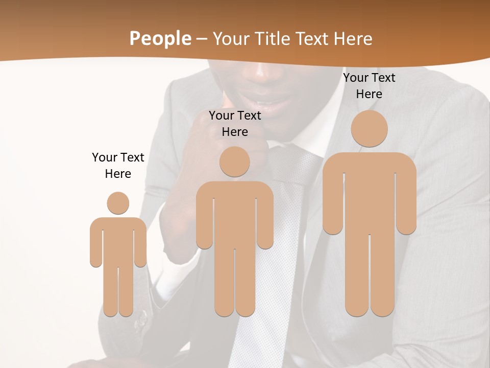Business Grey African PowerPoint Template