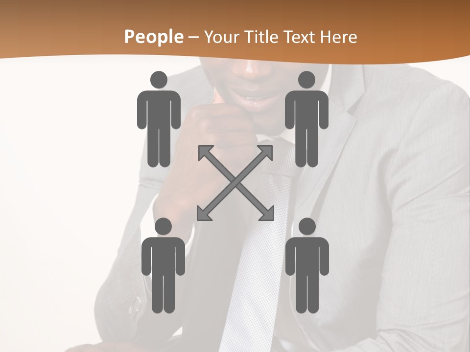 Business Grey African PowerPoint Template