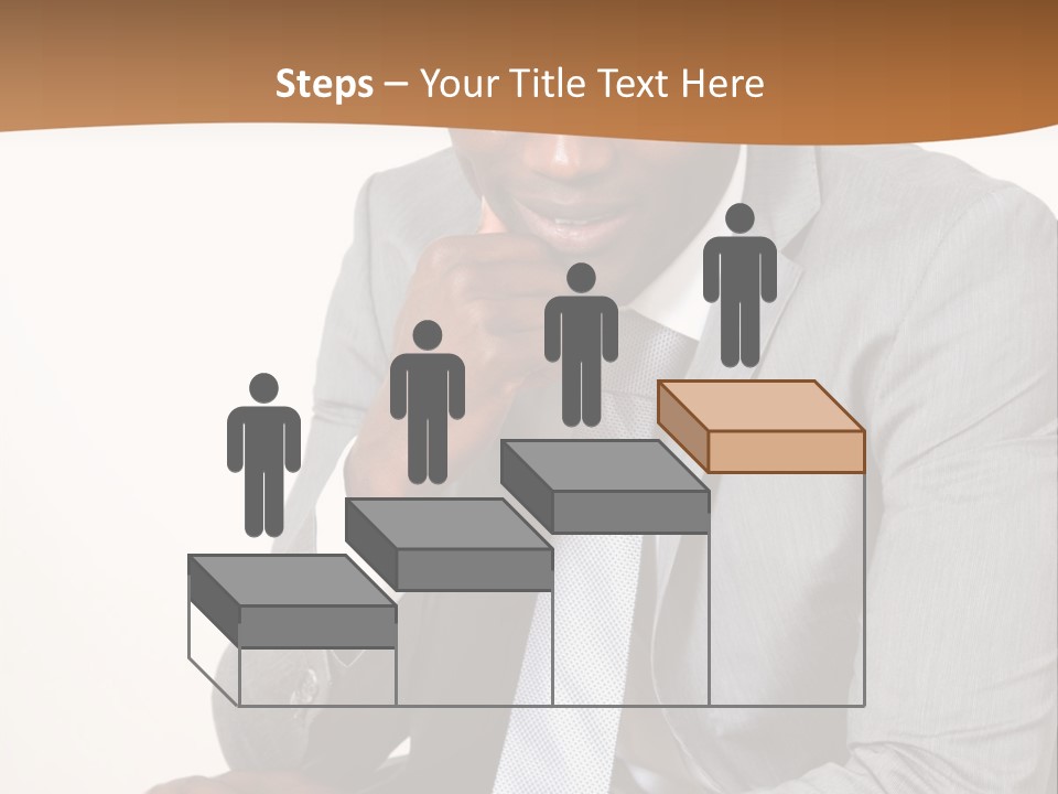 Business Grey African PowerPoint Template