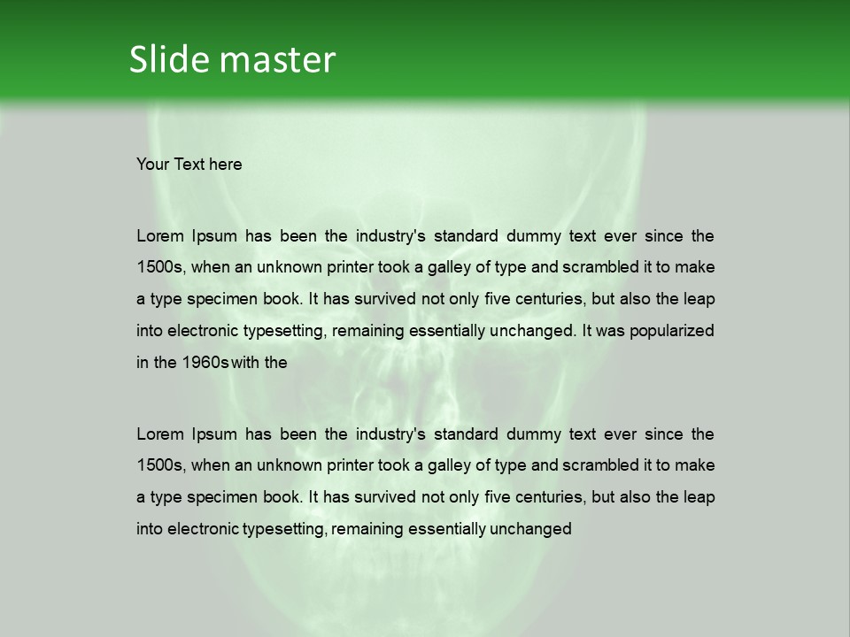 Man Funny Science PowerPoint Template