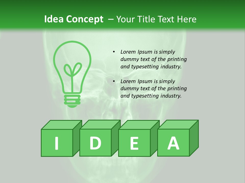 Man Funny Science PowerPoint Template