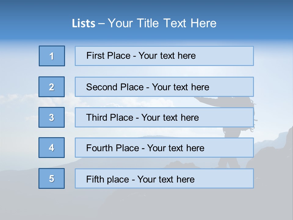 Active Top Rock PowerPoint Template