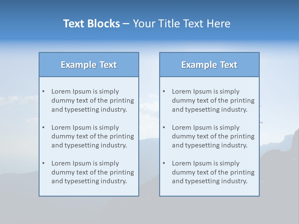 Active Top Rock PowerPoint Template