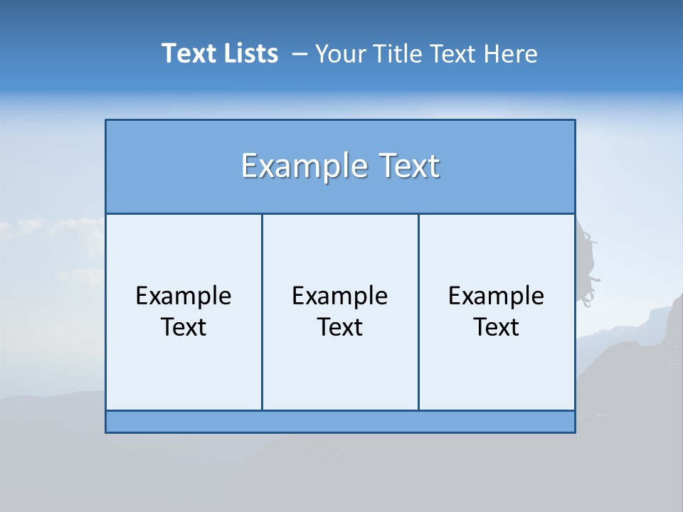Active Top Rock PowerPoint Template