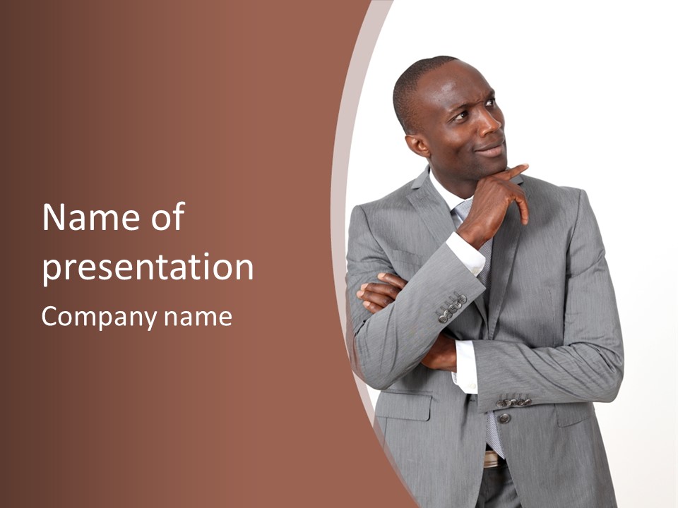 Cheerful Studio African PowerPoint Template