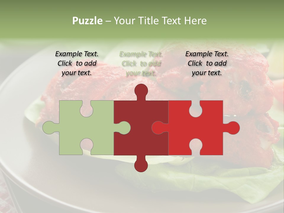 Baked Tandoori Spicy PowerPoint Template