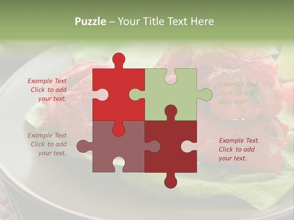 Baked Tandoori Spicy PowerPoint Template