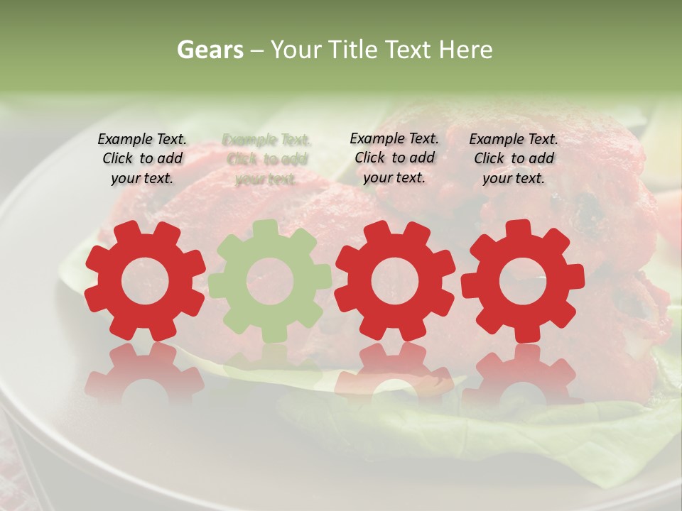 Baked Tandoori Spicy PowerPoint Template