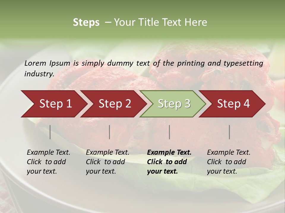 Baked Tandoori Spicy PowerPoint Template