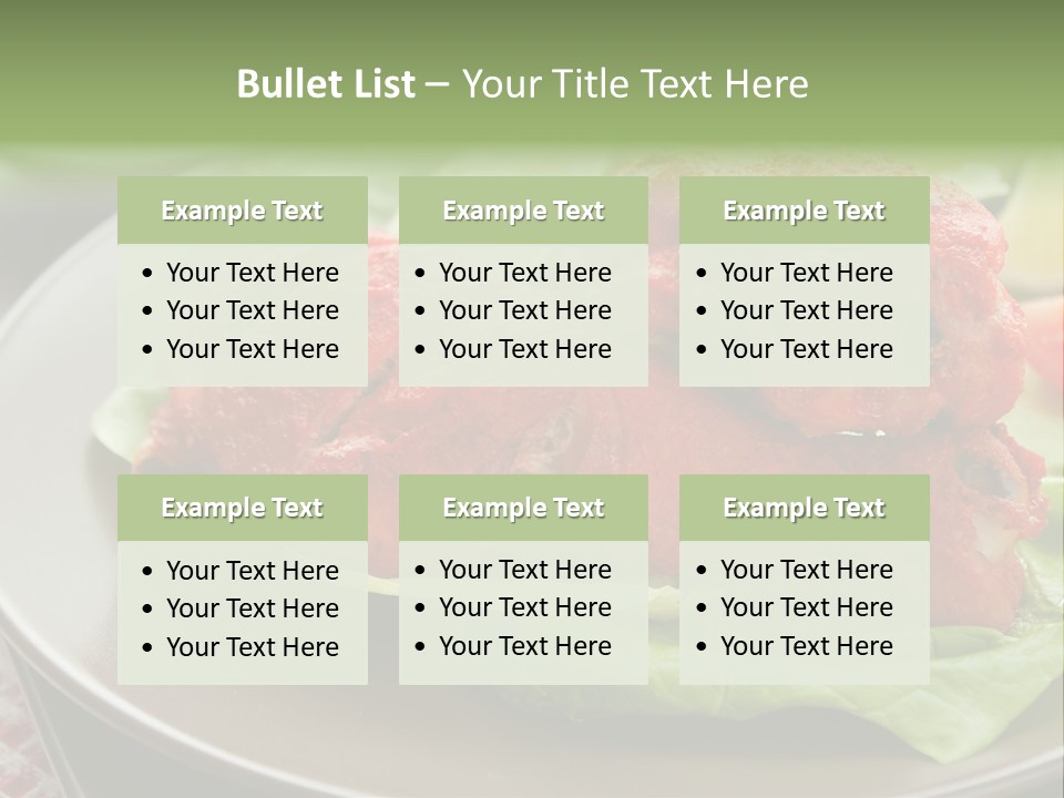 Baked Tandoori Spicy PowerPoint Template