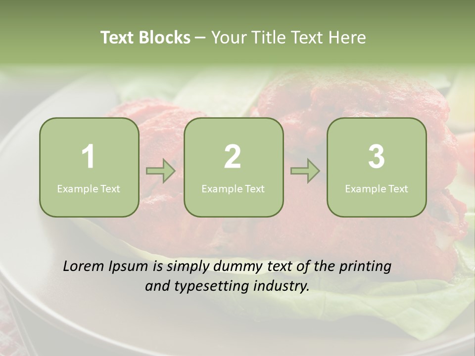 Baked Tandoori Spicy PowerPoint Template