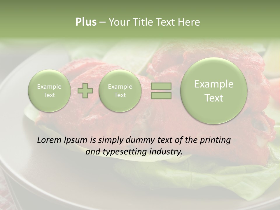 Baked Tandoori Spicy PowerPoint Template