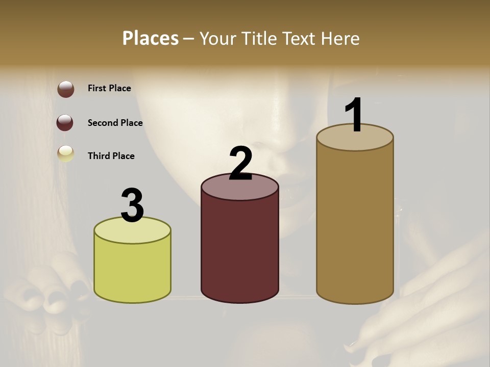 Studio Makeup Portrait PowerPoint Template