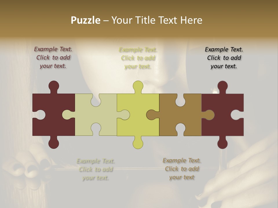 Studio Makeup Portrait PowerPoint Template