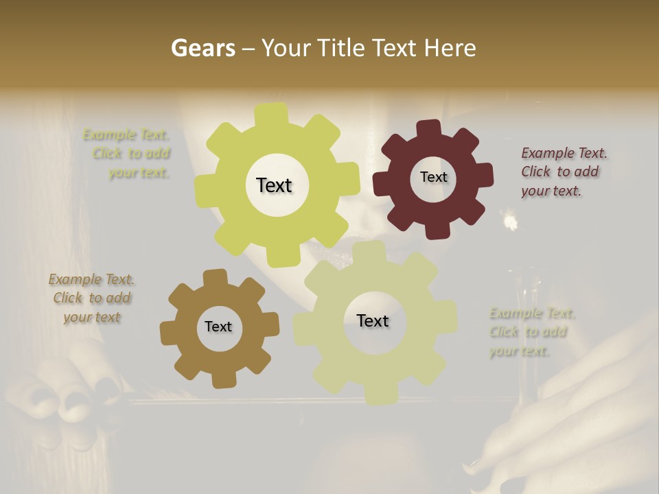 Studio Makeup Portrait PowerPoint Template