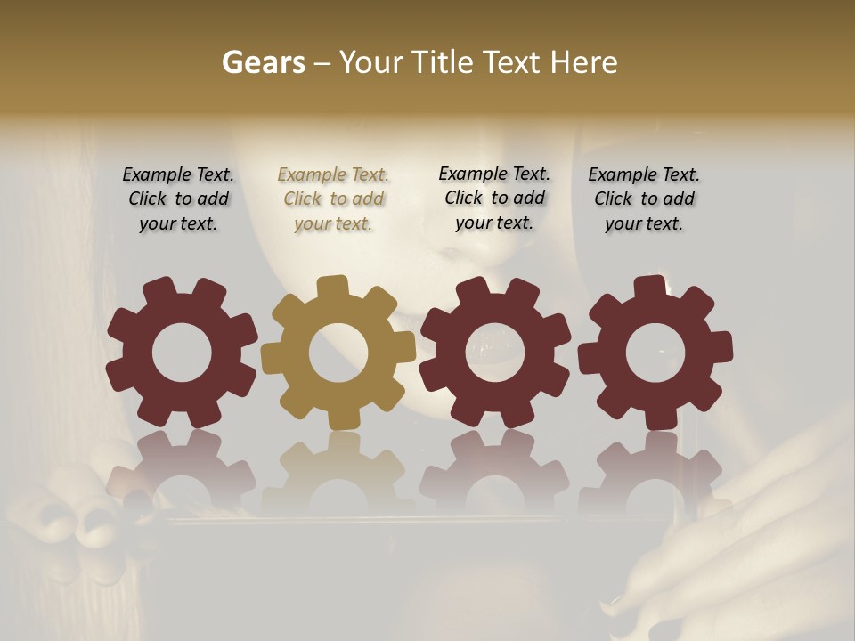 Studio Makeup Portrait PowerPoint Template