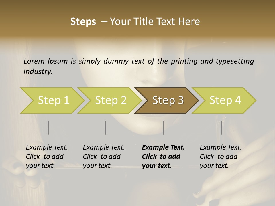 Studio Makeup Portrait PowerPoint Template