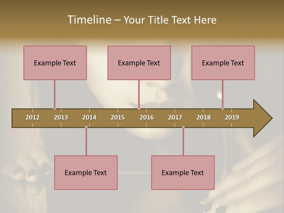 Studio Makeup Portrait PowerPoint Template