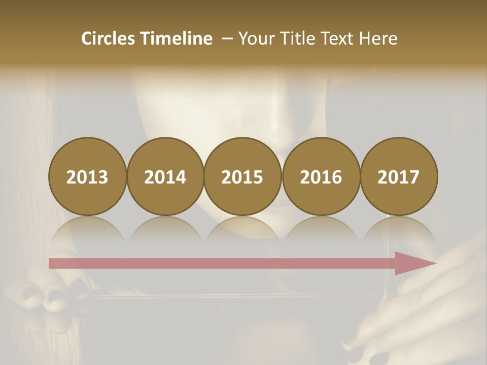 Studio Makeup Portrait PowerPoint Template