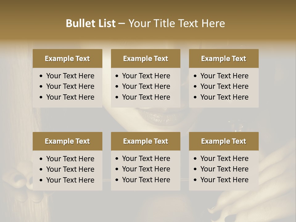 Studio Makeup Portrait PowerPoint Template