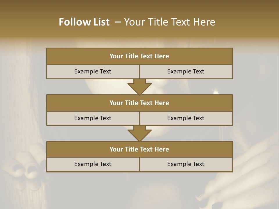 Studio Makeup Portrait PowerPoint Template