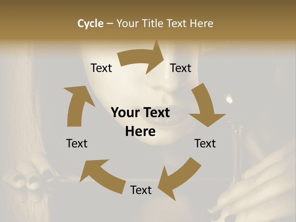 Studio Makeup Portrait PowerPoint Template