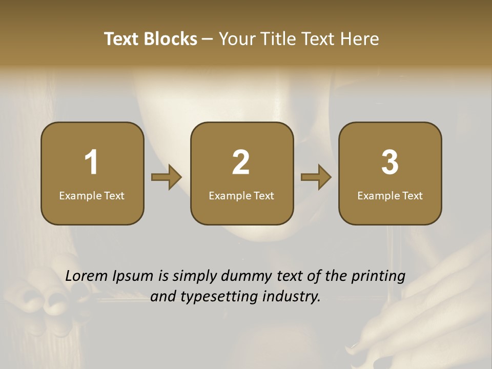 Studio Makeup Portrait PowerPoint Template