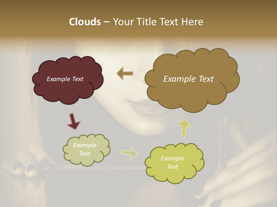 Studio Makeup Portrait PowerPoint Template