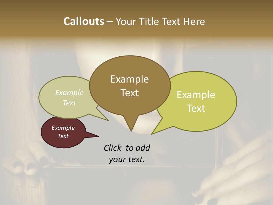 Studio Makeup Portrait PowerPoint Template